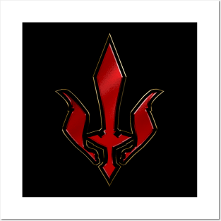 Ares Symbol (Variant) Posters and Art